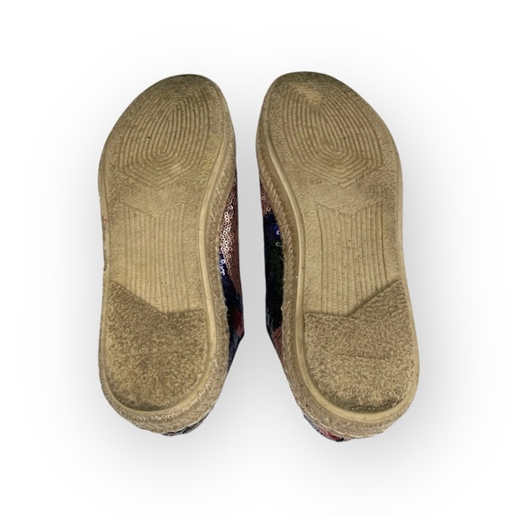 Ibizas ༄ Sequin Platform Espadrilles Lace Up Sneakers ༄ Navy Red Pink༄ 40 9 9.5 - Picture 13 of 16